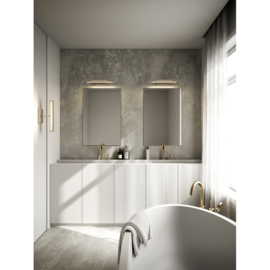 Nordlux - LED Dimmable bathroom mirror lighting OTIS LED/14W/230V IP44 40 cm matte chrome