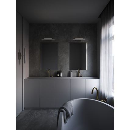 Nordlux - LED Dimmable bathroom mirror lighting OTIS LED/14W/230V IP44 40 cm matte chrome