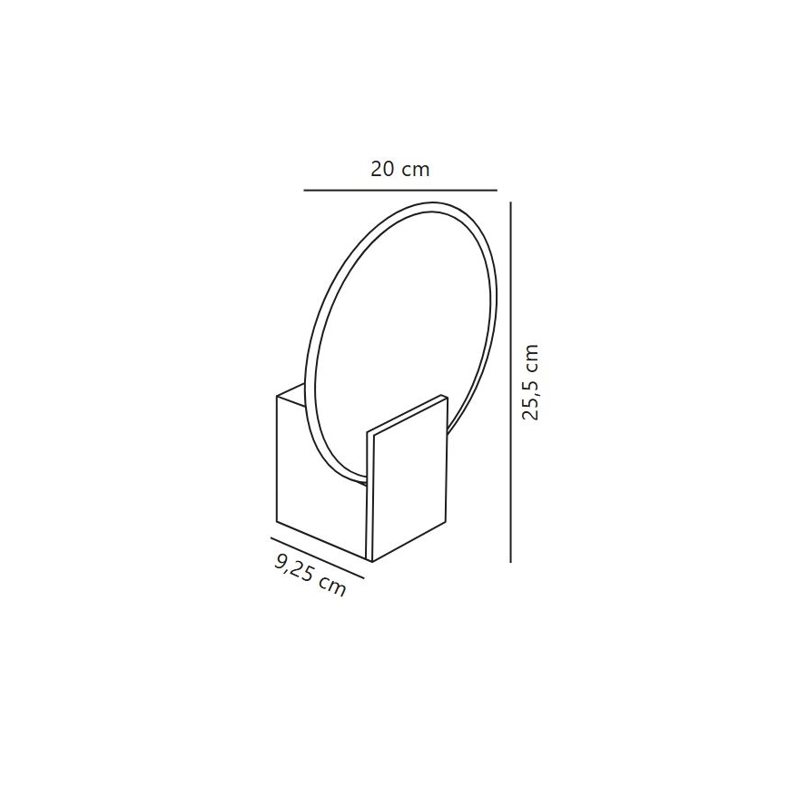 Nordlux - LED Dimmable bathroom wall light HESTER LED/9,5W/230V IP44 white