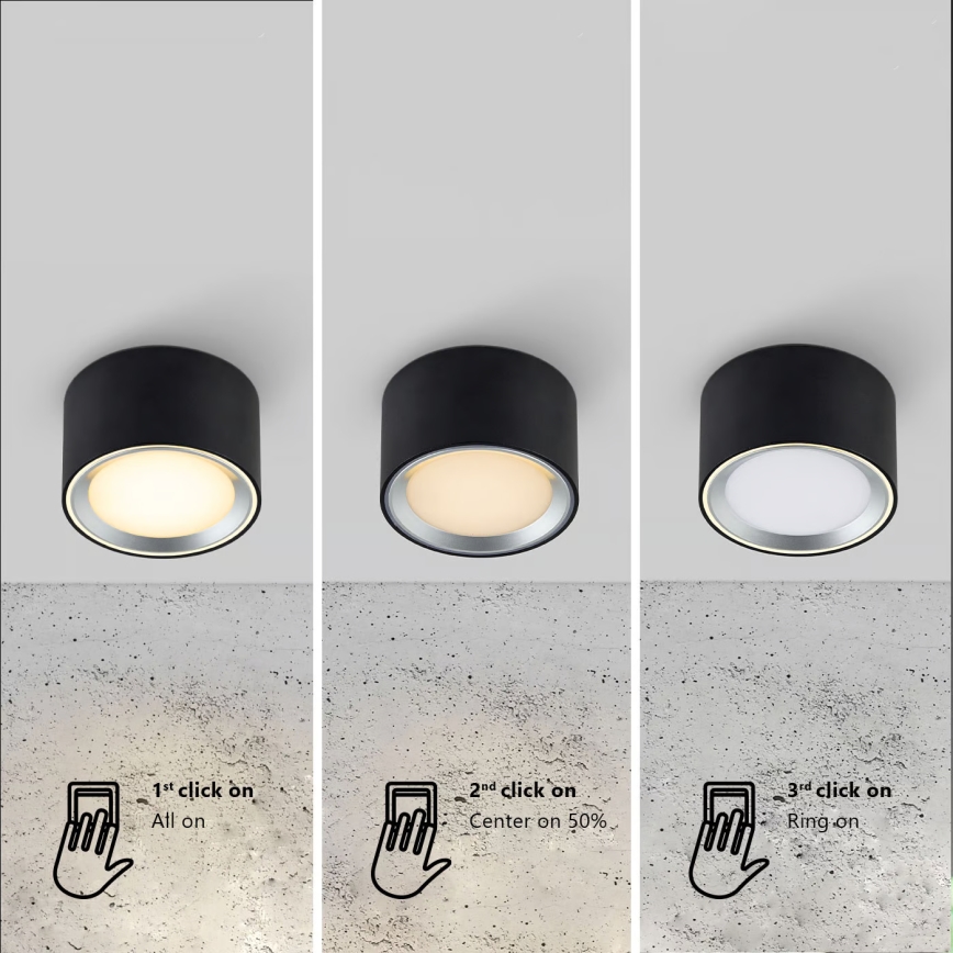 Nordlux - LED Dimmable ceiling light FALLON LED/5,5W/230V 2700K white