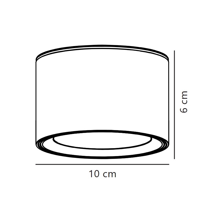 Nordlux - LED Dimmable ceiling light FALLON LED/5,5W/230V 2700K white