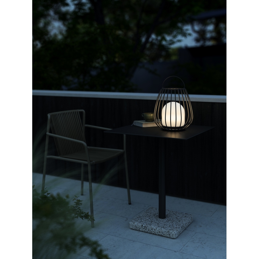 Nordlux - LED Dimmable outdoor portable light JIM TO-GO LED/3W/3,7V IP54 5000 mAh black