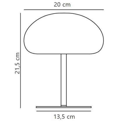 Nordlux - LED Dimmable outdoor table lamp SPONGE LED/4,8W/3,7V IP65