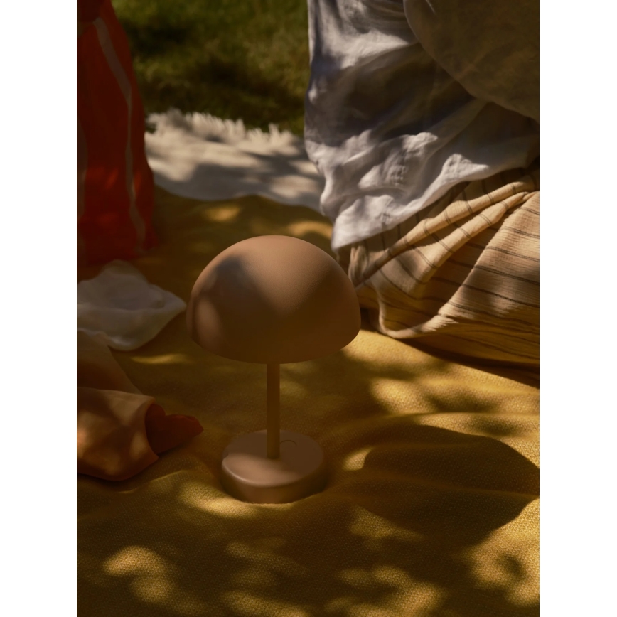 Nordlux - ELLEN LED Dimmable Rechargeable Outdoor Table Lamp, 2.8W/3.7V, 2200 mAh, IP44, Brown