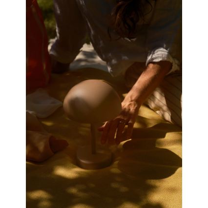 Nordlux - ELLEN LED Dimmable Rechargeable Outdoor Table Lamp, 2.8W/3.7V, 2200 mAh, IP44, Brown