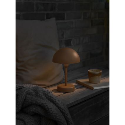 Nordlux - ELLEN LED Dimmable Rechargeable Outdoor Table Lamp, 2.8W/3.7V, 2200 mAh, IP44, Brown