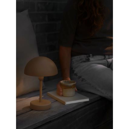 Nordlux - ELLEN LED Dimmable Rechargeable Outdoor Table Lamp, 2.8W/3.7V, 2200 mAh, IP44, Brown