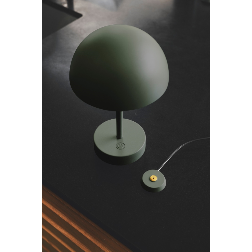Nordlux - LED Dimmable rechargeable outdoor table lamp ELLEN LED/2,8W/3,7V IP44 green