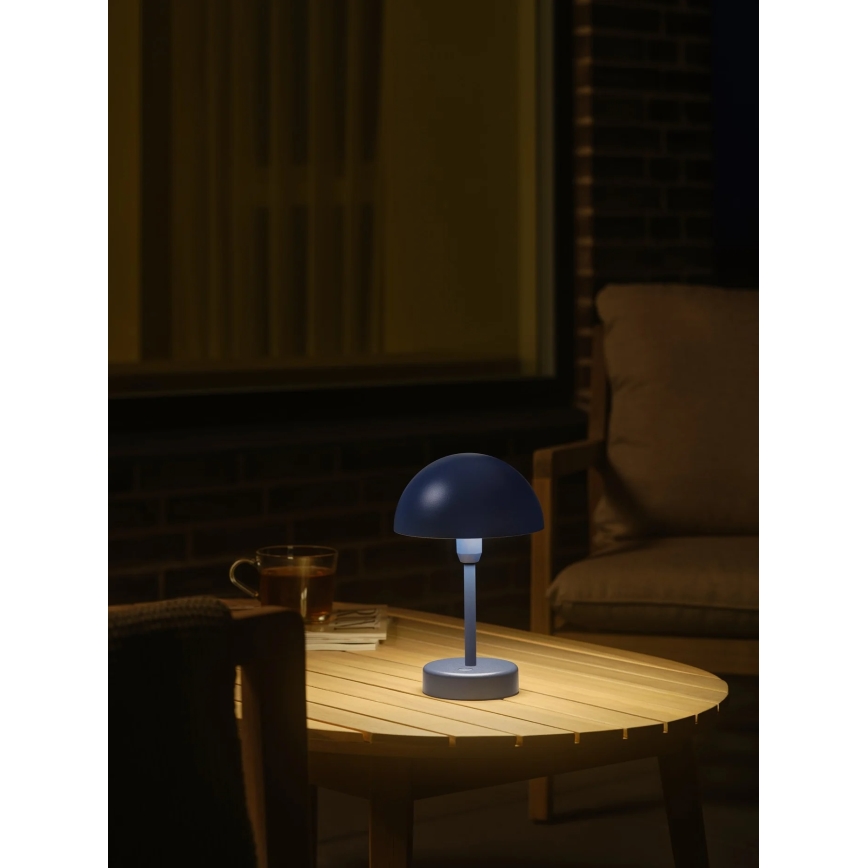 Nordlux - LED Dimmable Rechargeable Touch Outdoor Table Lamp ELLEN LED/2.8W/3.7V 2200 mAh IP44 Blue
