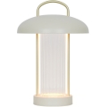 Nordlux - LED Dimmable Rechargeable Touch Table Lamp MIRANO LED/3W/3,7V beige