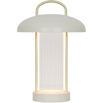 Nordlux - LED Dimmable Rechargeable Touch Table Lamp MIRANO LED/3W/3,7V beige