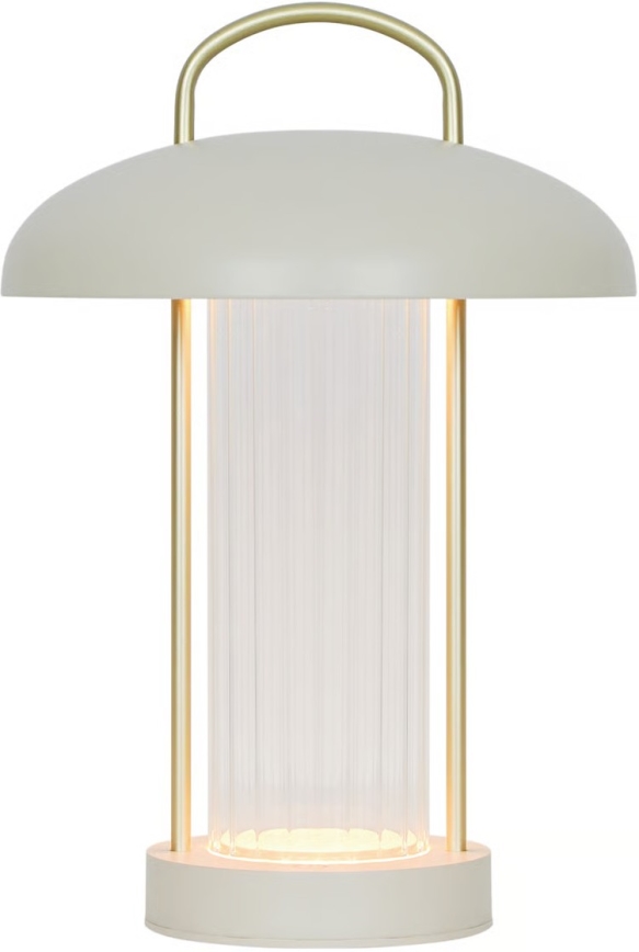Nordlux - LED Dimmable Rechargeable Touch Table Lamp MIRANO LED/3W/3,7V beige
