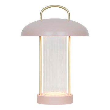 Nordlux - LED Dimmable Rechargeable Touch Table Lamp MIRANO LED/3W/3,7V Pink