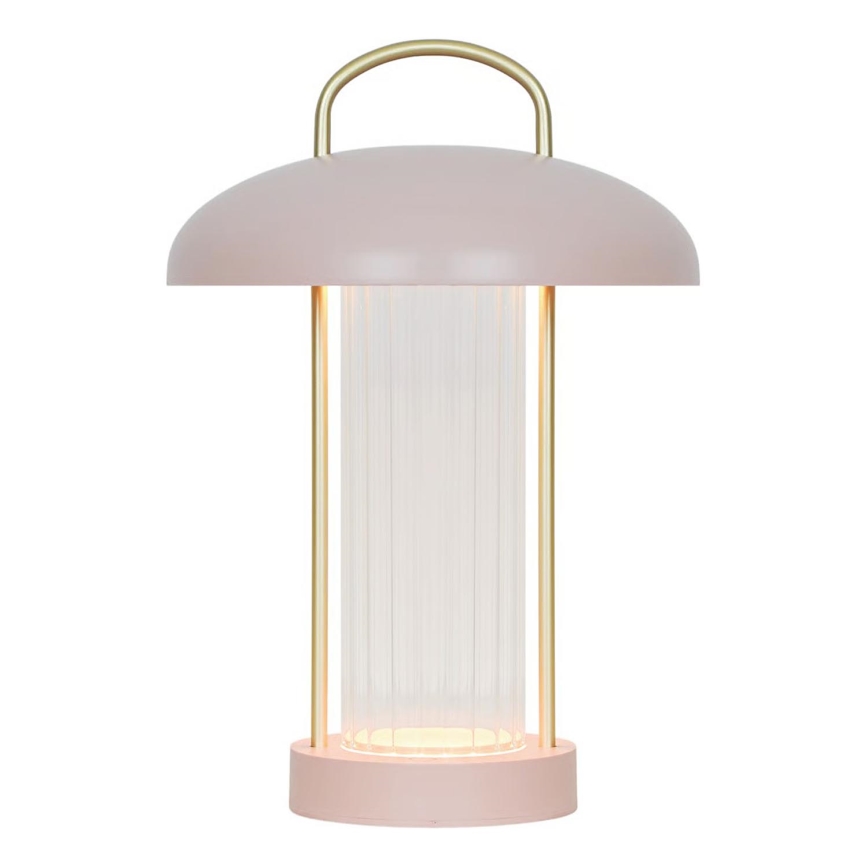 Nordlux - LED Dimmable Rechargeable Touch Table Lamp MIRANO LED/3W/3,7V Pink