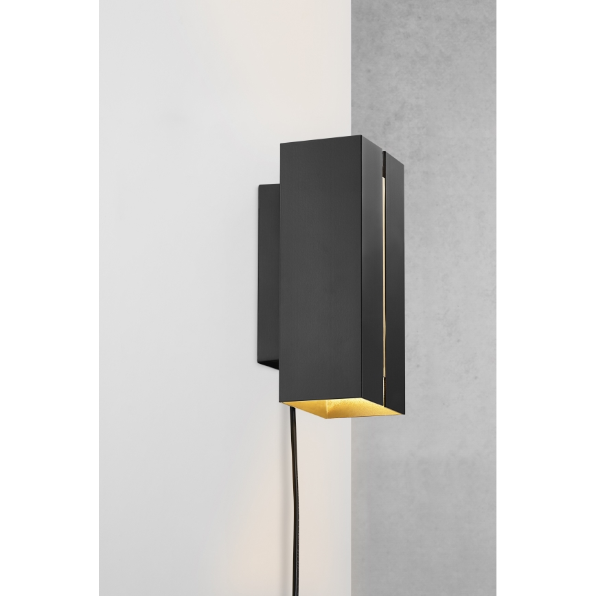 Nordlux - LED Dimmable wall light CURTIZ 2xLED/4,5W/230V black