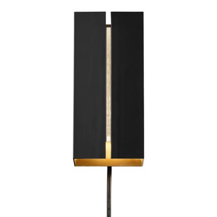 Nordlux - LED Dimmable wall light CURTIZ 2xLED/4,5W/230V black