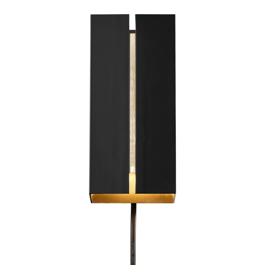 Nordlux - LED Dimmable wall light CURTIZ 2xLED/4,5W/230V black