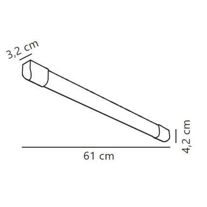 Nordlux - LED Fluorescent light ARLINGTON LED/10W/230V 61 cm