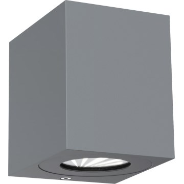Nordlux - LED Outdoor Wall Light CANTO 2xLED/5W/230V IP44 grey