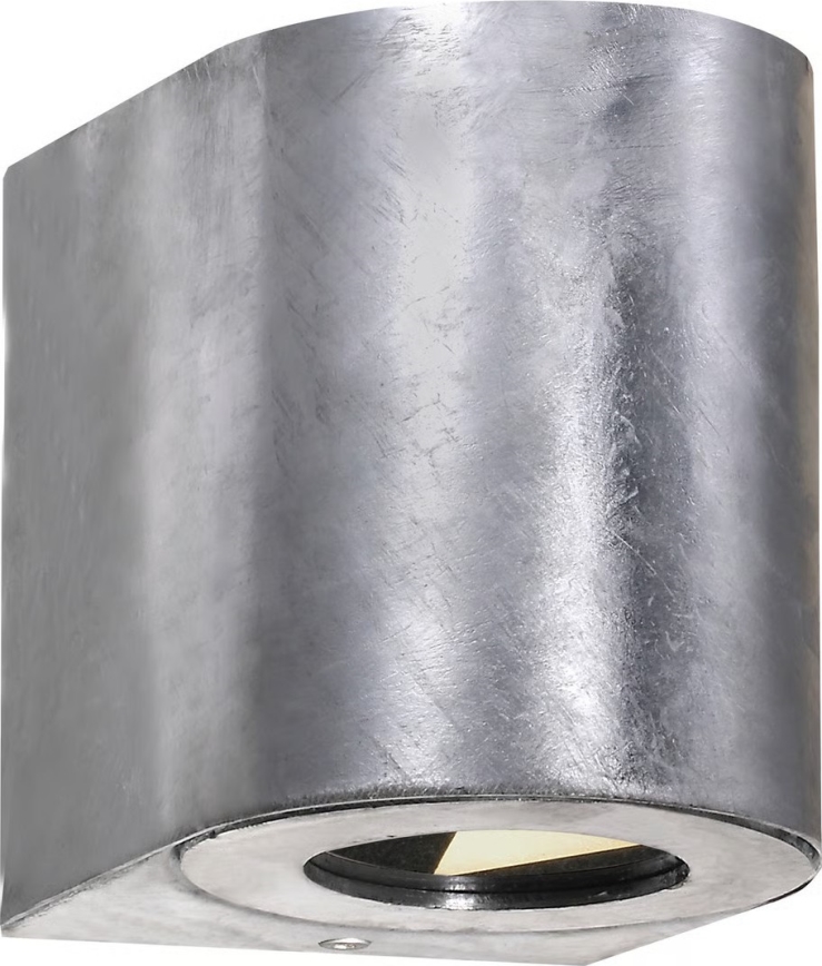 Nordlux - LED Outdoor Wall Light CANTO 2xLED/6W/230V IP44 silver