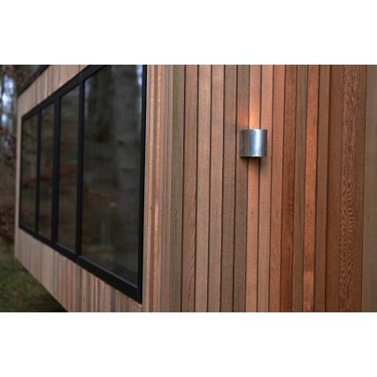 Nordlux - LED Outdoor Wall Light CANTO 2xLED/6W/230V IP44 silver