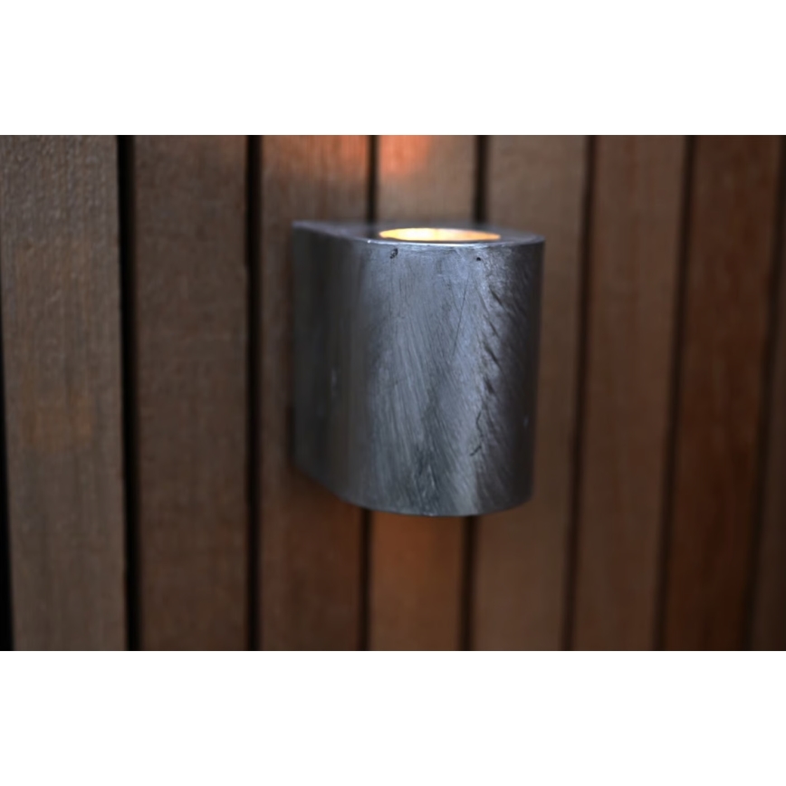 Nordlux - LED Outdoor Wall Light CANTO 2xLED/6W/230V IP44 silver