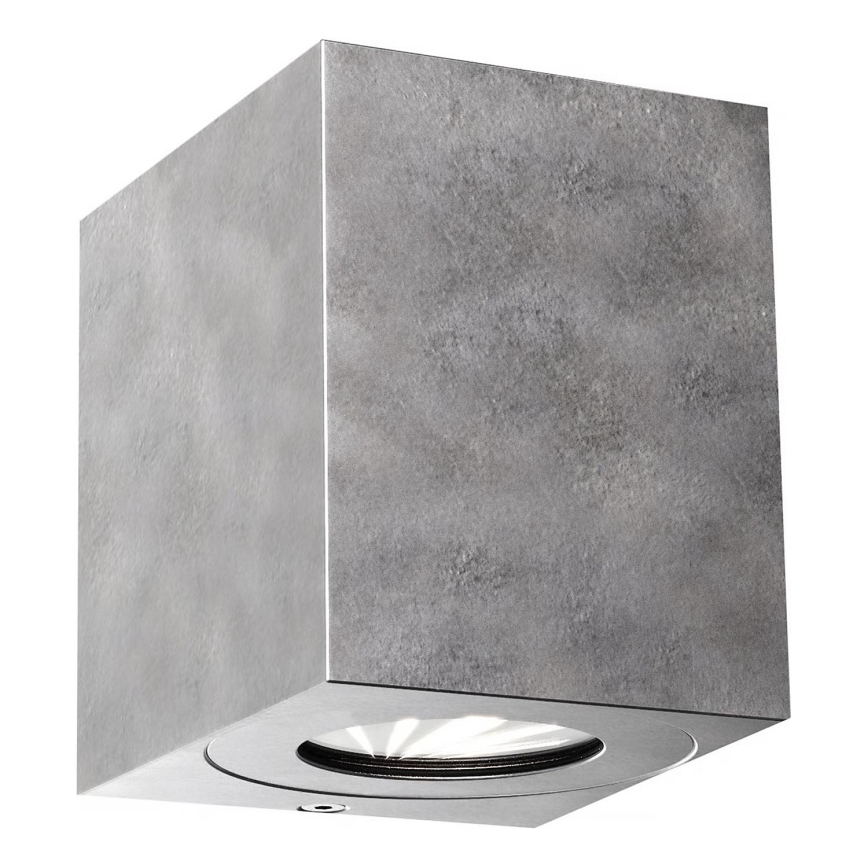Nordlux - LED Outdoor Wall Light CANTO 2xLED/6W/230V IP44 silver