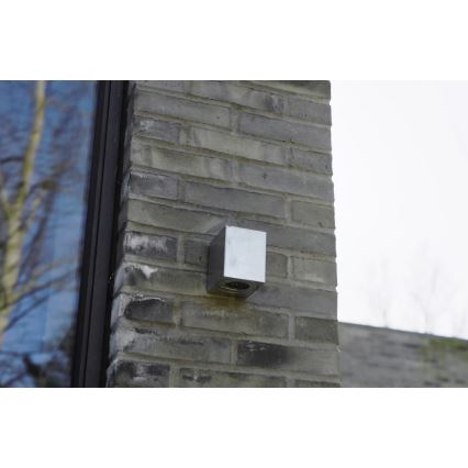 Nordlux - LED Outdoor Wall Light CANTO 2xLED/6W/230V IP44 silver