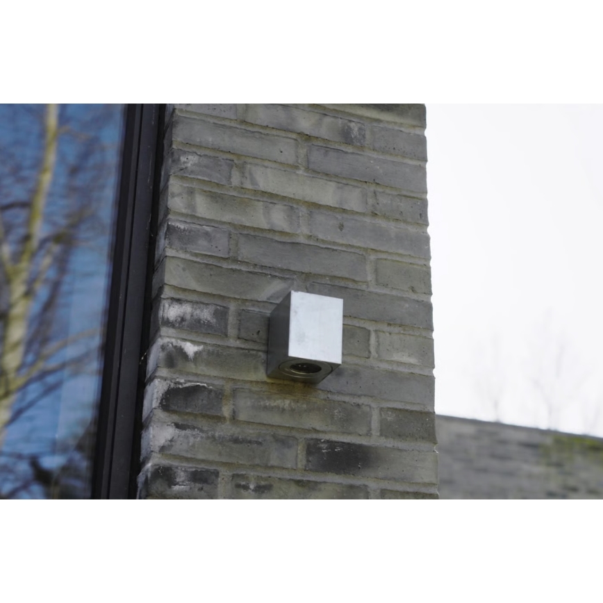 Nordlux - LED Outdoor Wall Light CANTO 2xLED/6W/230V IP44 silver