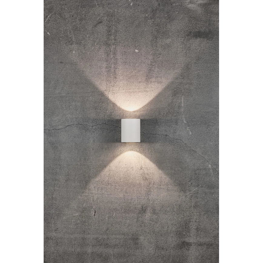 Nordlux - LED Outdoor Wall Light CANTO 2xLED/6W/230V IP44 white