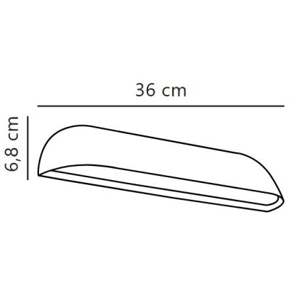 Nordlux - LED Outdoor Wall Light FRONT LED/11W/230V IP44