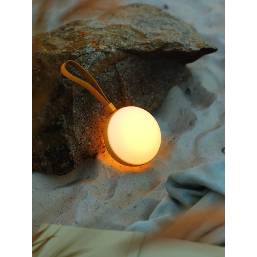 Nordlux - LED Portable rechargeable lamp LED/1W/3,7V IP54 yellow