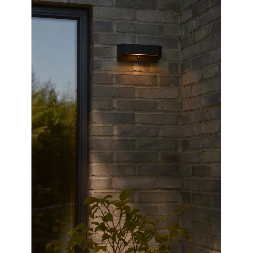 Nordlux - MARCELLIO LED Solar Light with Sensor, 5W/5V, IP54, 2200 mAh, Black