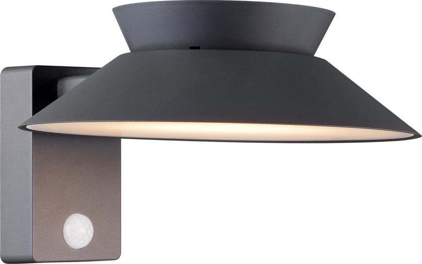 Nordlux - LED Solar wall light with sensor JUSTINA LED/5W/3,7V IP44