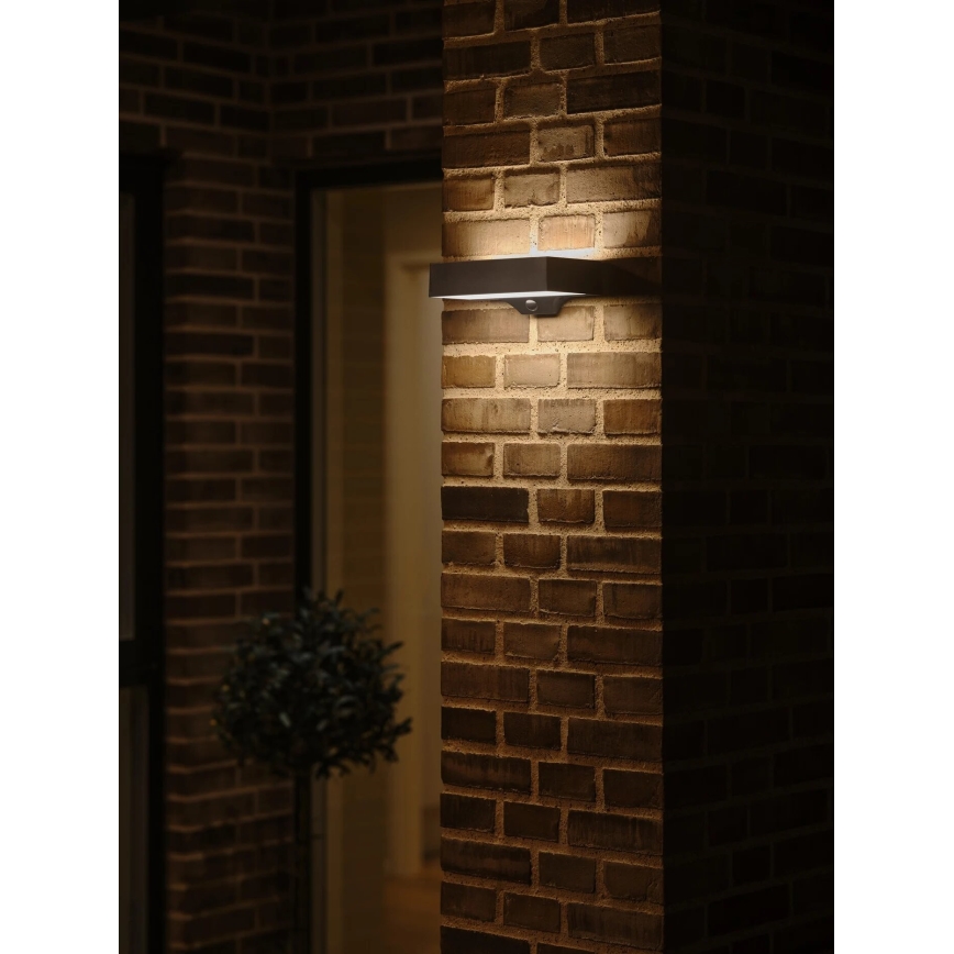 Nordlux - LED Solar wall light with sensor MONAY LED/5W/5V 3000K IP44