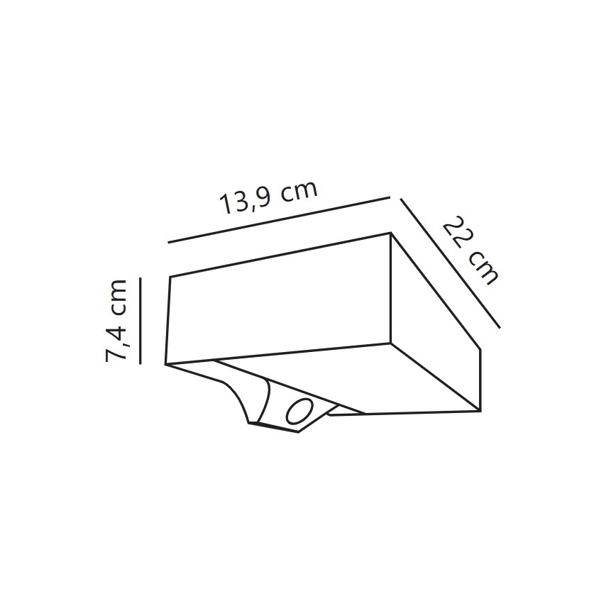 Nordlux - LED Solar wall light with sensor MONAY LED/5W/5V 3000K IP44