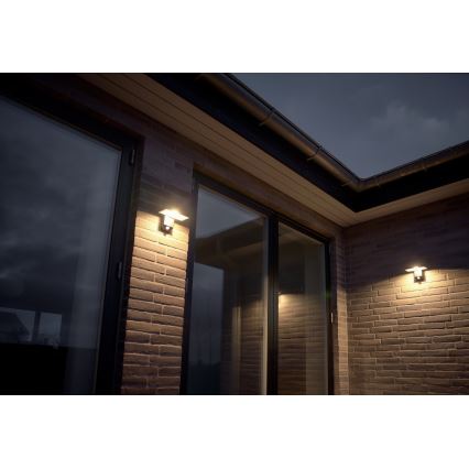 Nordlux - LED Solar wall light with sensor RICA LED/5W/3,7V IP44 angular