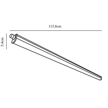 Nordlux - LED Technical Luminaire WESTPORT LED/39W/230V 4000K IP65