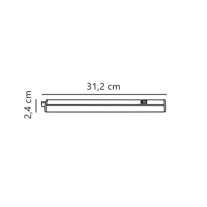 Nordlux - LED Under kitchen cabinet light LATONA LED/4W/230V 3000/4000K  31,2 cm