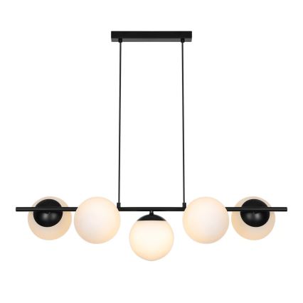 Nordlux - LILLY cable-hung pendant, 5 x E14/10W/230V, black