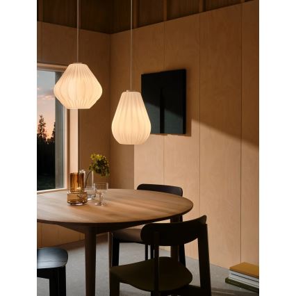 Nordlux - MALUCA cord pendant lamp 1xE27/15W/230V, Ø 29 cm, white