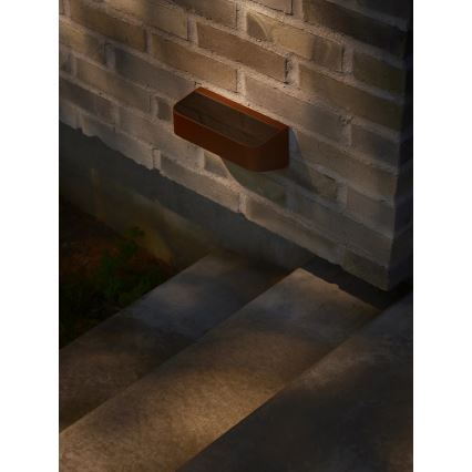 Nordlux - MARCELLIO LED Solar Light with Sensor, LED/5W/5V, IP54, 2200 mAh, Brown