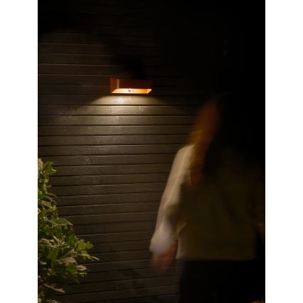 Nordlux - MARCELLIO LED Solar Light with Sensor, LED/5W/5V, IP54, 2200 mAh, Brown