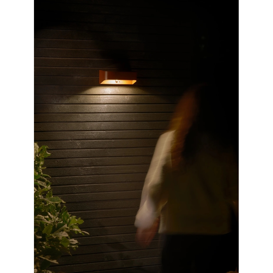 Nordlux - MARCELLIO LED Solar Light with Sensor, LED/5W/5V, IP54, 2200 mAh, Brown