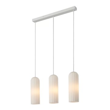 Nordlux - MIELLA Cable Pendant 3xE27/25W/230V White