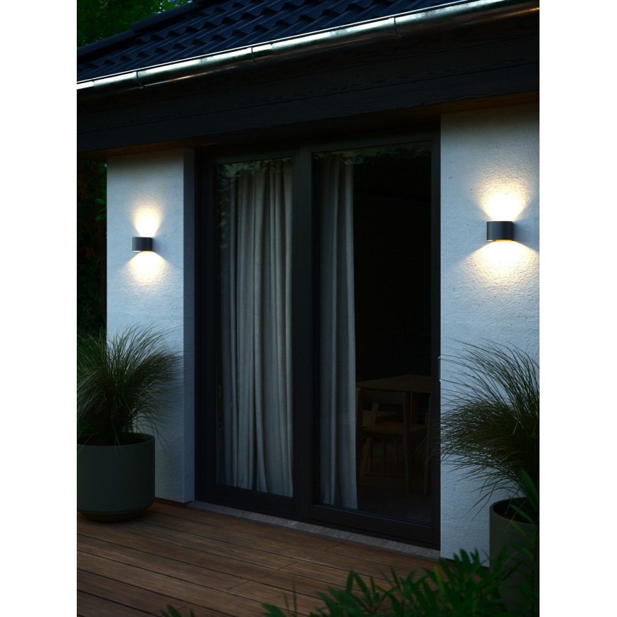 Nordlux - MILDA LED Outdoor Wall Light LED/4.9W/230V IP44 Anthracite