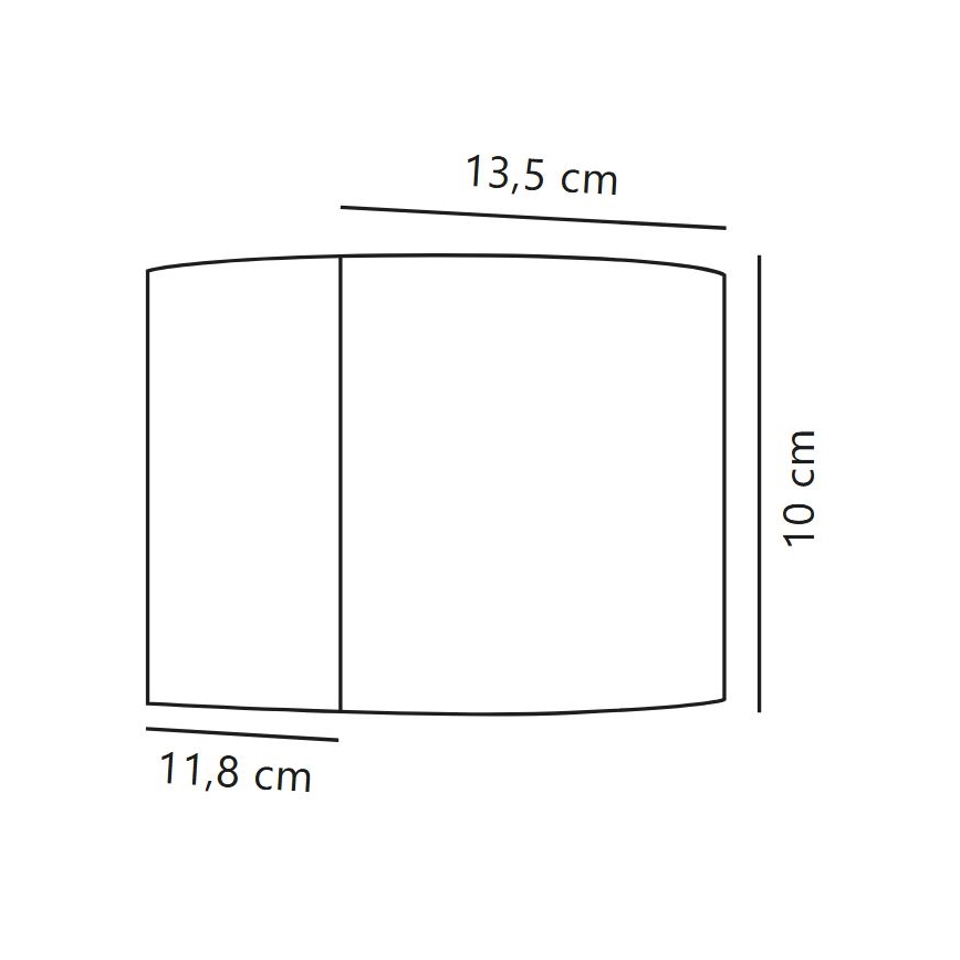 Nordlux - MILDA LED Outdoor Wall Light LED/4.9W/230V IP44 Anthracite