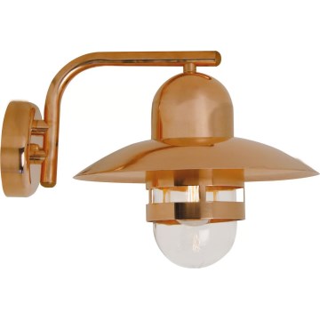 Nordlux - NIBE Outdoor Wall Light 1xE27/60W/230V IP54 Copper