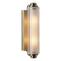 Nordlux - NIMAL Bathroom Mirror Light 2x E14/25W/230V IP44 Brass