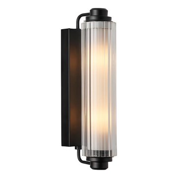 Nordlux - NIMAL Bathroom Mirror Light 2xE14/25W/230V IP44 Black
